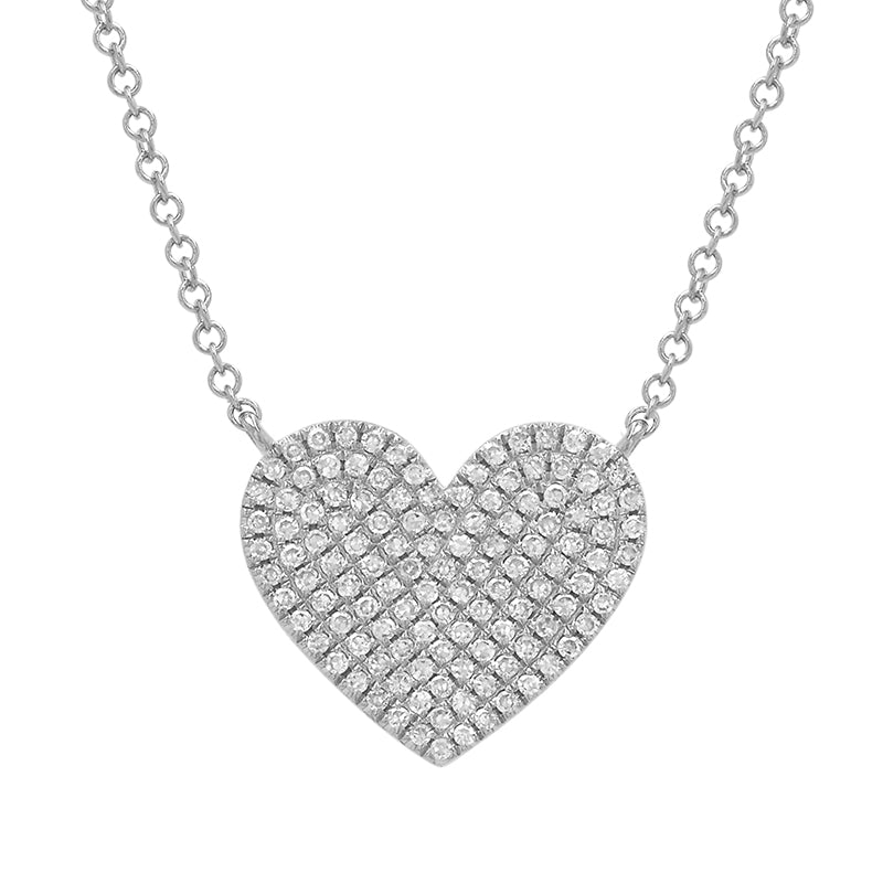 PACEY DIAMOND HEART NECKLACE