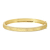 LENNY FLUTED DIAMOND BORDER BANGLE BRACELET