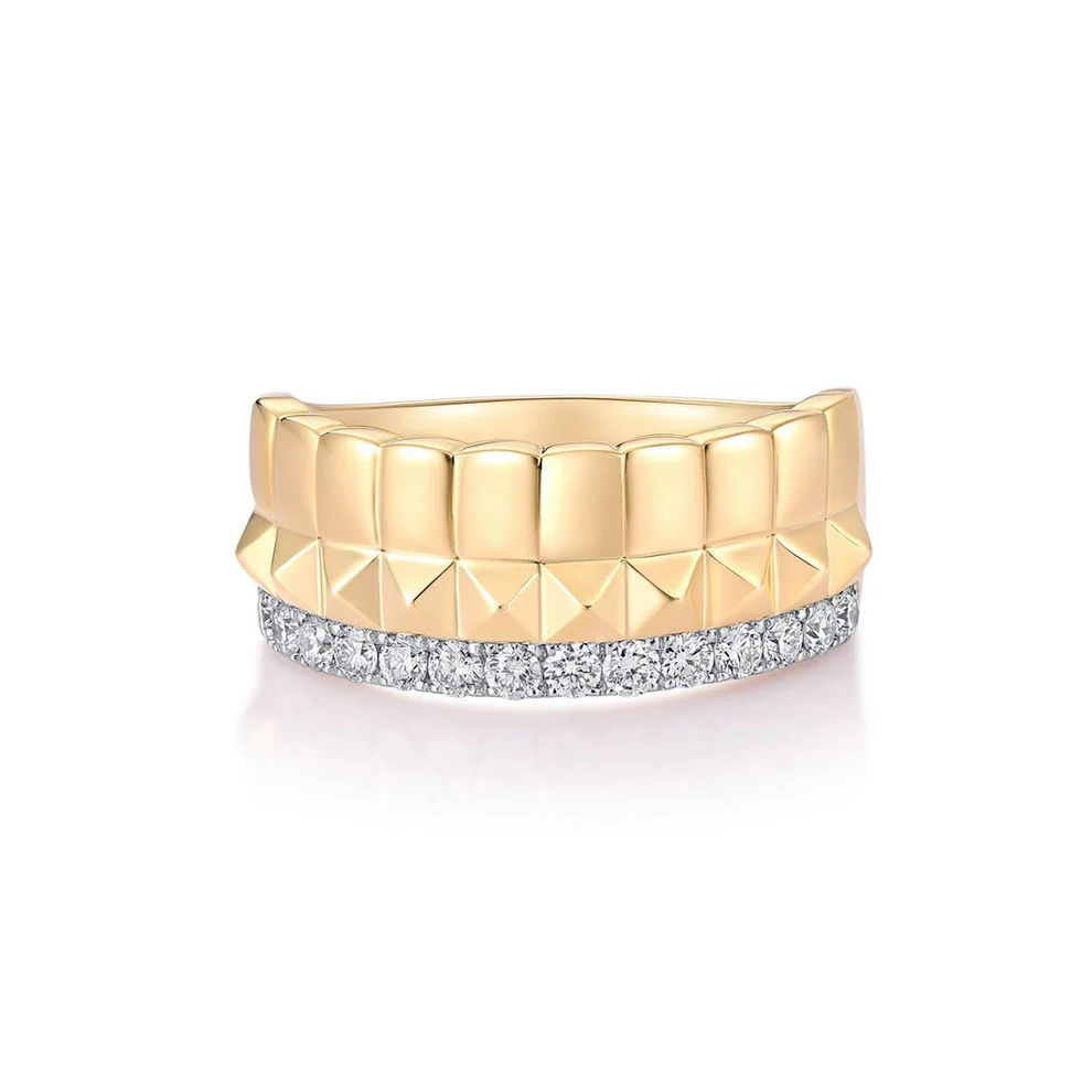 ESTELLA PRYAMID STACK  RING