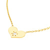 ROSEY HEART BURST NECKLACE