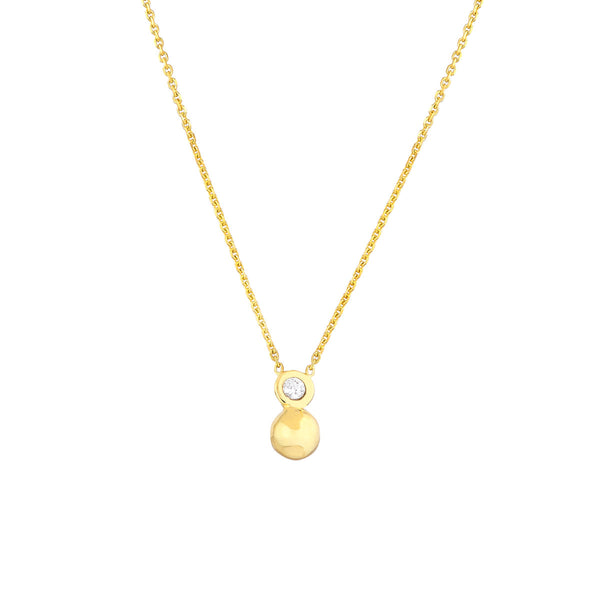 MARIN BEZEL BEAD NECKLACE