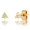 TRINITY  OPAL TRIPLE CLUSTER STUD EARRING