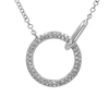 ADDISON DIAMOND OPEN CIRCLE NECKLACE