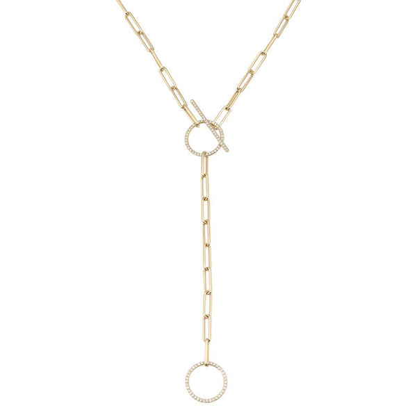 SHELBY TOGGLE DROP NECKLACE