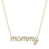 MOMMY DIAMOND  NECKLACE