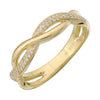 MILEE TWISTED DIAMOND RING