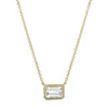 CALLIE DIAMOND BAGUETTE NECKLACE