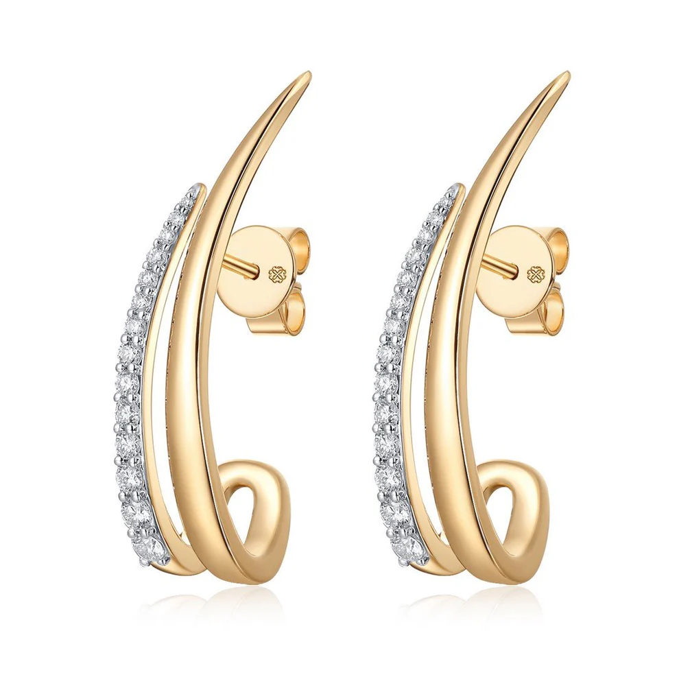 EMELIA DIAMOND UPTEAR EARRINGS