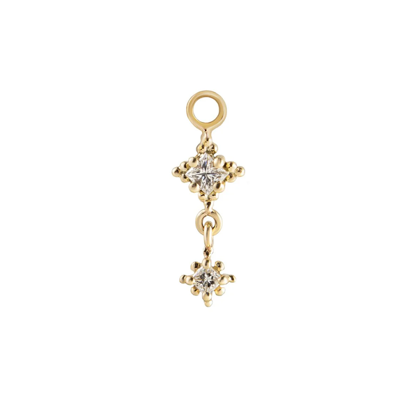 DIAMOND DALA DROPLET EARRING CHARMS