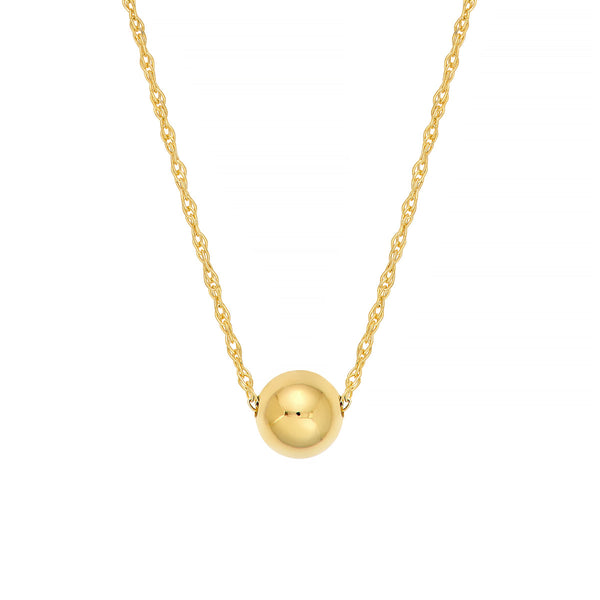 MARIN GOLD BEAD NECKLACE