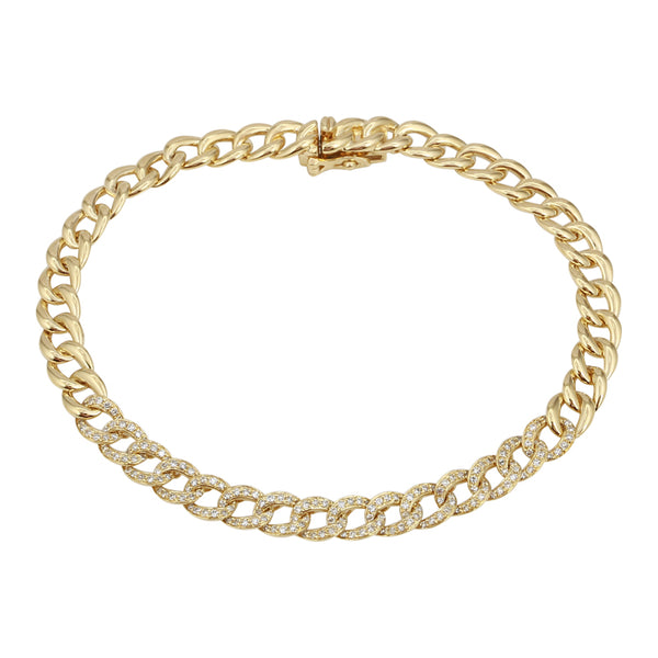 EDY DIAMOND CUBAN LINK BRACELET