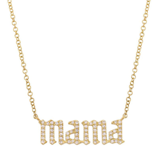 MAMA  LETTER NECKLACE