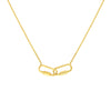 CARLI PETITE CARABINER LINKED NECKLACE