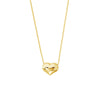 ELLE PUFFY HEART NECKLACE