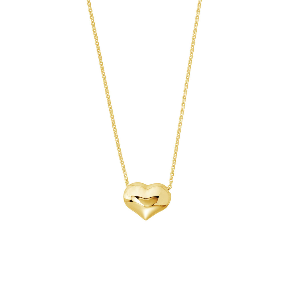 ELLE PUFFY HEART NECKLACE