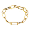 KARYN PAPERCLIP -DIAMOND LINK CHAIN BRACELET