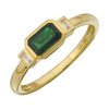 STELLA ROSE EMERALD BAGUETTE RING