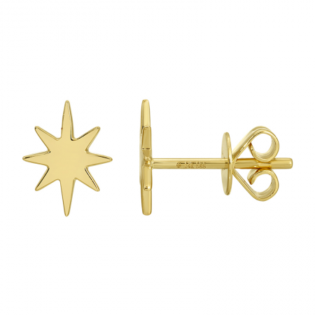 SATURN SUNBURST STUD EARRINGS