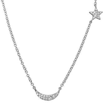 FIFI MOON + STAR NECKLACE