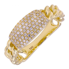 KELSEY ID PLATE CHAIN LINK RING