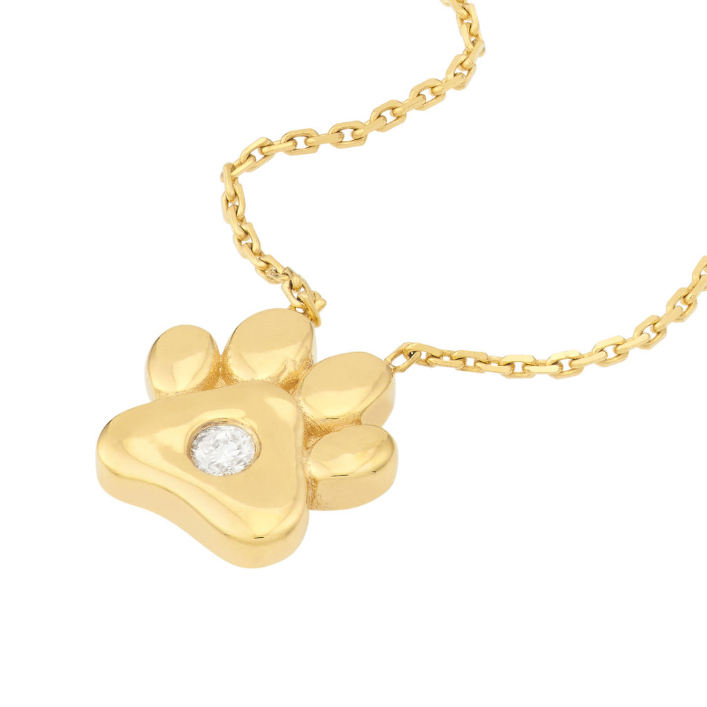 EDDY PAW PRINT NECKLACE