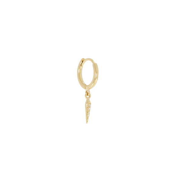 TOUT PETITE POINT CLICKER HOOP EARRINGS