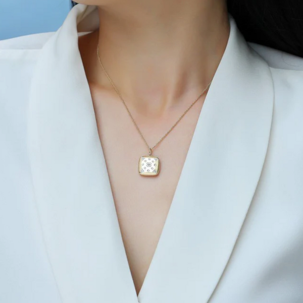 ASPEN SQUARE DIAMOND NECKLACE