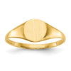 LELA ROUND SIGNET RING