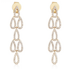 TEMPEST DIAMOND DROP STATEMENT  EARRINGS