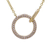 ADDISON DIAMOND OPEN CIRCLE NECKLACE