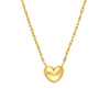 ABBIE SMALL PUFFY HEART NECKLACE