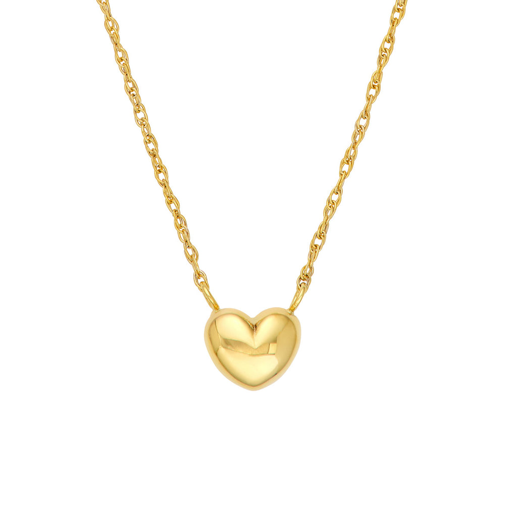 ABBIE SMALL PUFFY HEART NECKLACE