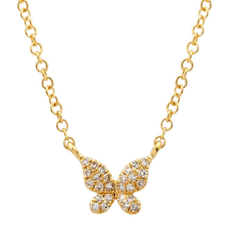 SAMMIE DIAMOND BUTTERFLY NECKLACE