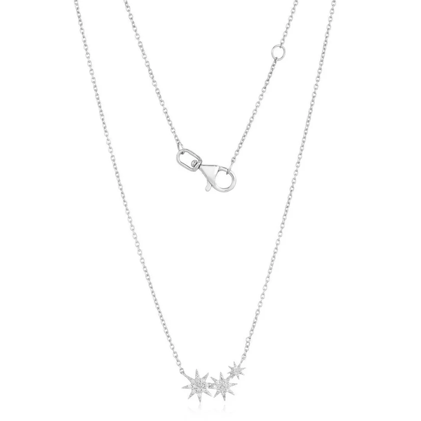 TREVIS TRIPLE STARBURST NECKLACE