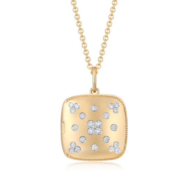 ASPEN SQUARE DIAMOND NECKLACE