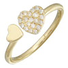 FRANNIE DOUBLE HEART RING