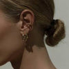 STEVIE GOLD KNOTTED EARRINGS