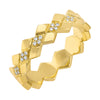 CATE SHAPED GOLD BAND RING