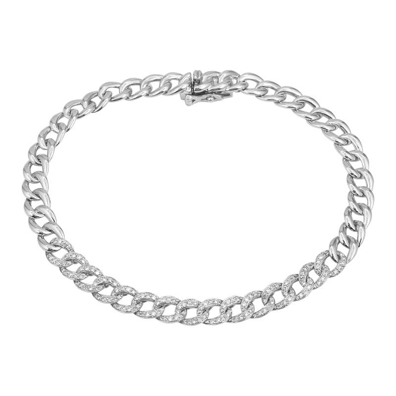 EDY DIAMOND CUBAN LINK BRACELET