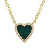 ARIANNA INLAY  HEART  NECKLACE