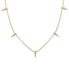 DARA SPIKED STATIONED  NECKLACE