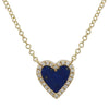 ARIANNA INLAY  HEART  NECKLACE