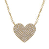 PACEY DIAMOND HEART NECKLACE