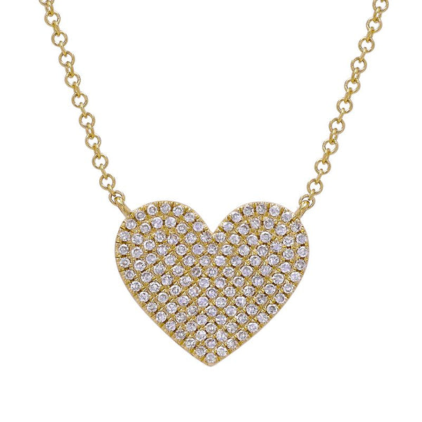 PACEY DIAMOND HEART NECKLACE