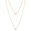 CALLIE DIAMOND BAGUETTE NECKLACE