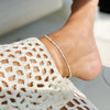 JUJU BEADED WHITE ANKLET