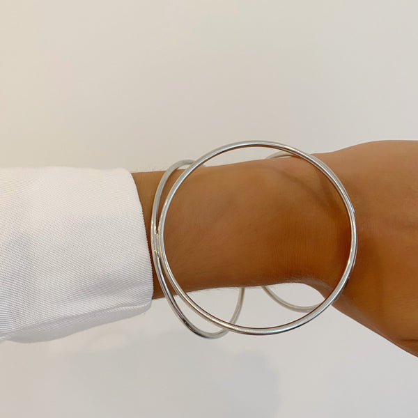 ILONA TRIPLE RING BANGLE BRACELET