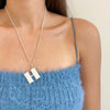 BOLD INITIAL NECKLACES - LOWERCASE OR UPPERCASE