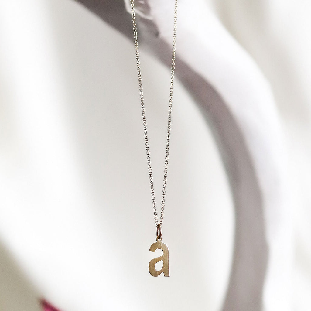 BOLD A - INITIAL Necklace