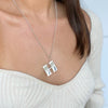 BOLD INITIAL NECKLACES - LOWERCASE OR UPPERCASE